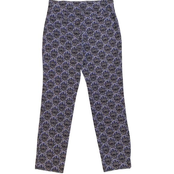 Charter Club Pant Shop Cambridge Slim Pull on Stretch Damask Print Sz 12 floral - Picture 8 of 10